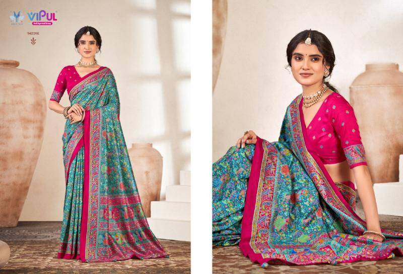 Vipul ivory silk vol-18 Saree suppliers in Hyderabad